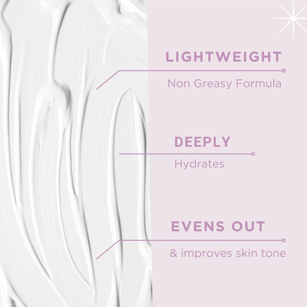 Petal Fresh body butter massaged onto forearm for soft skin