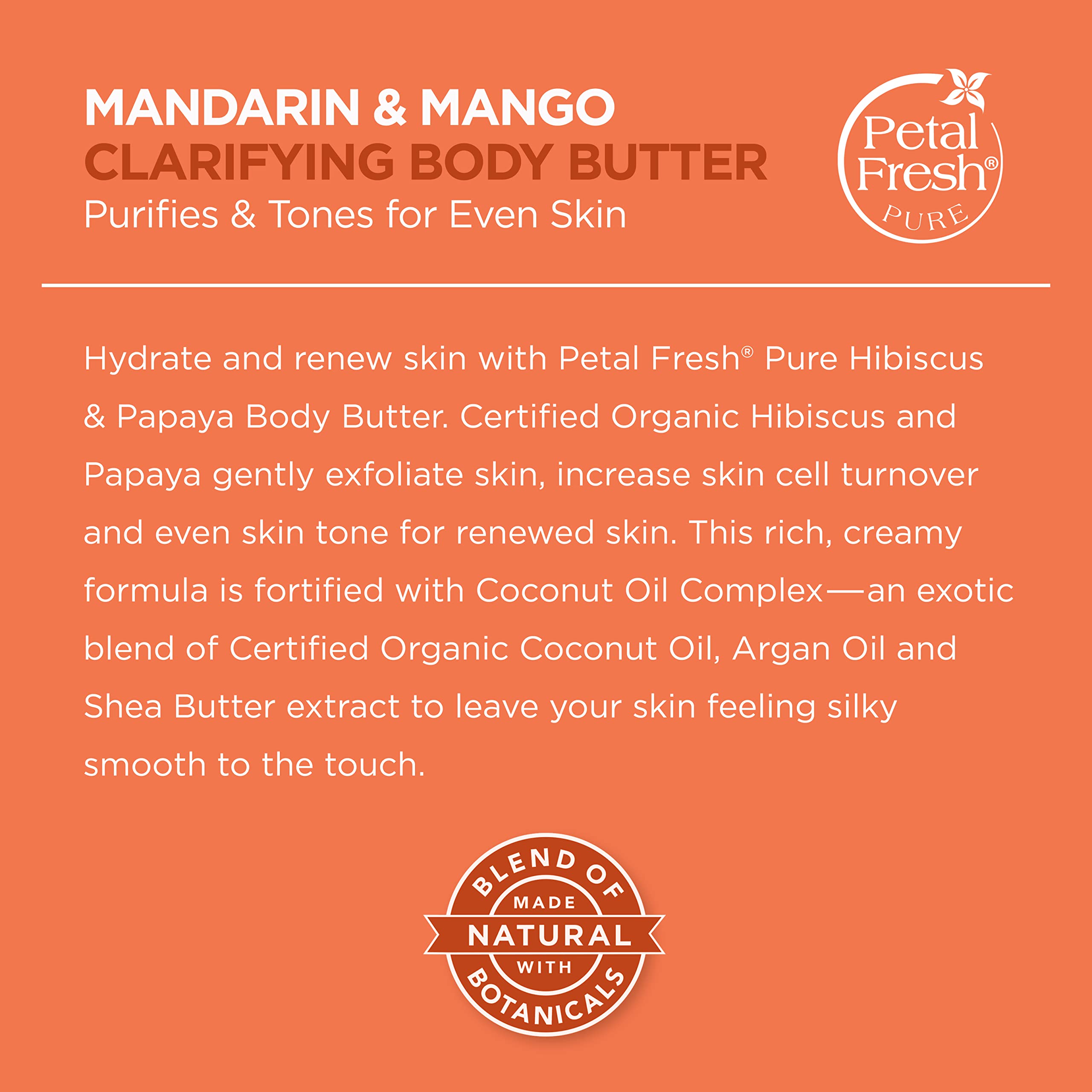 Petal Fresh Mango fragrance close up conveying refreshing citrus scent.