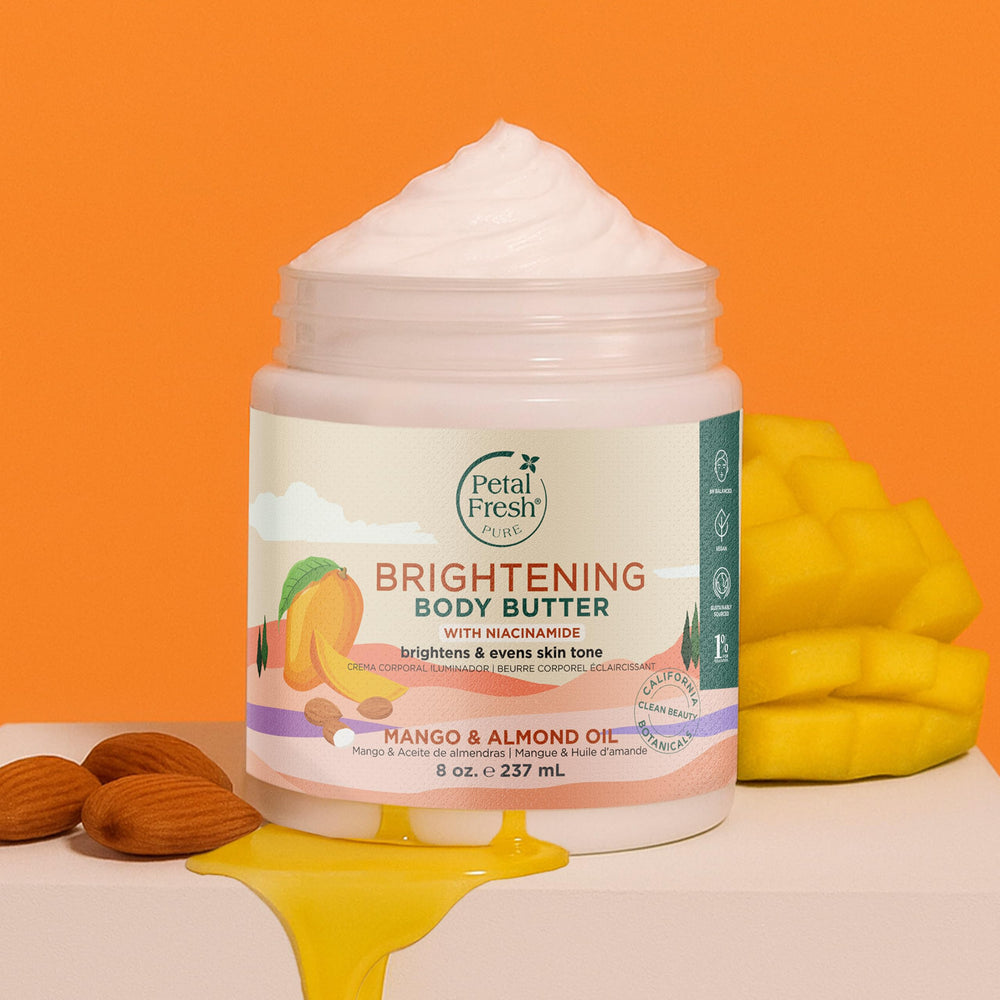 Petal Fresh manteca coco-argan textura sedosa al contacto.
