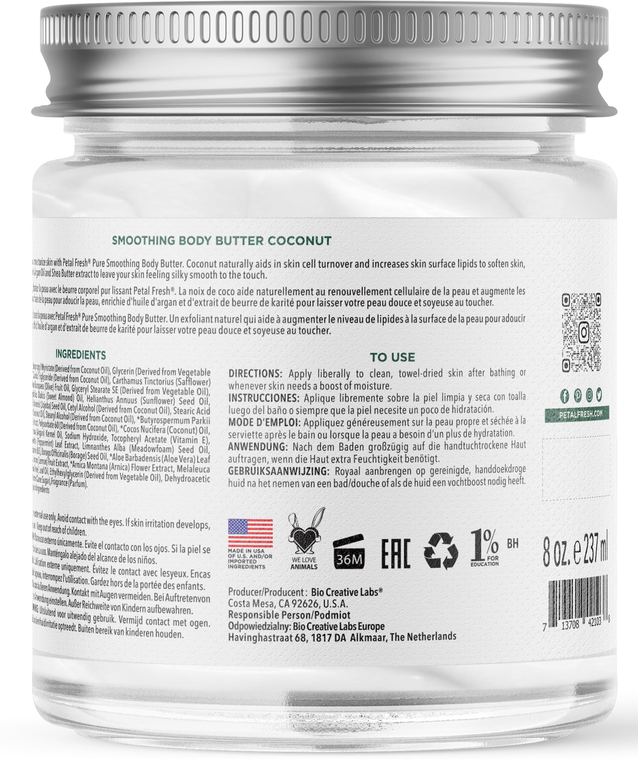 Petal Fresh vegan cruelty-free label—ethical skincare option.