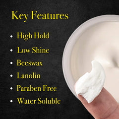 Pete & Pedro Hair Putty matte finish tube for natural, non-greasy looks.