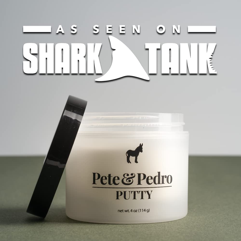 Pete & Pedro Hair Putty Shark Tank featured brand signaling premium grooming.