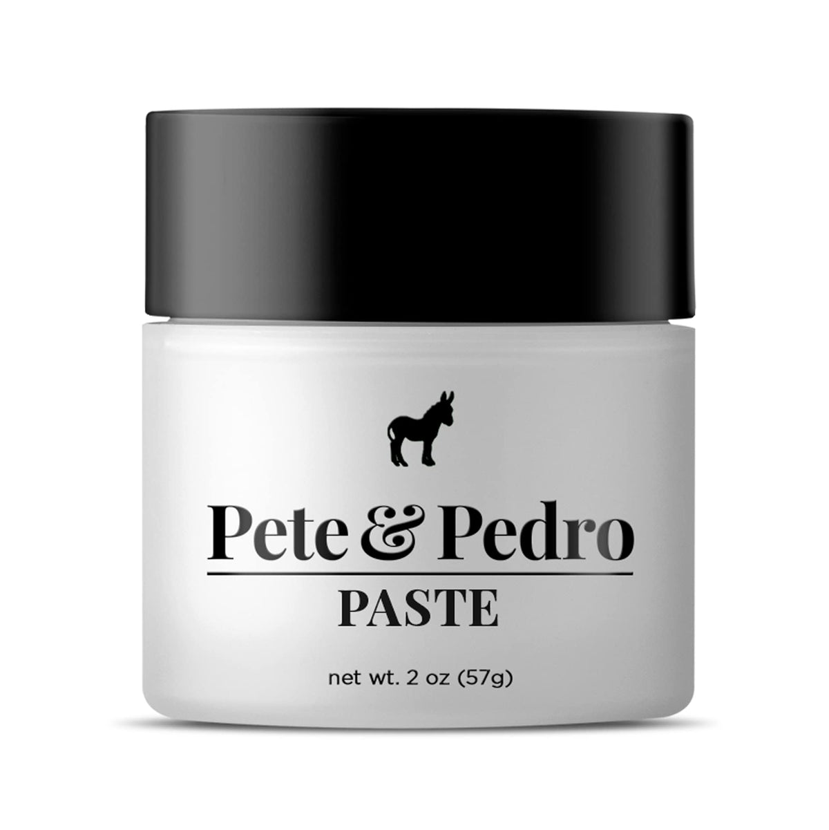 Pete & Pedro Paste textura media para peinado con control suave.