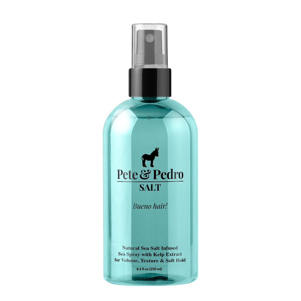 Pete & Pedro SALT bottle demonstrates volume-boosting texture for hair.