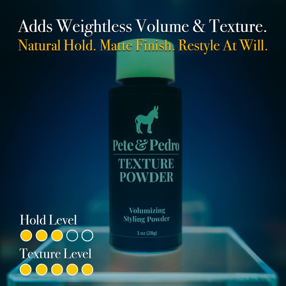 Hands applying Texture Powder for instant texture and grip