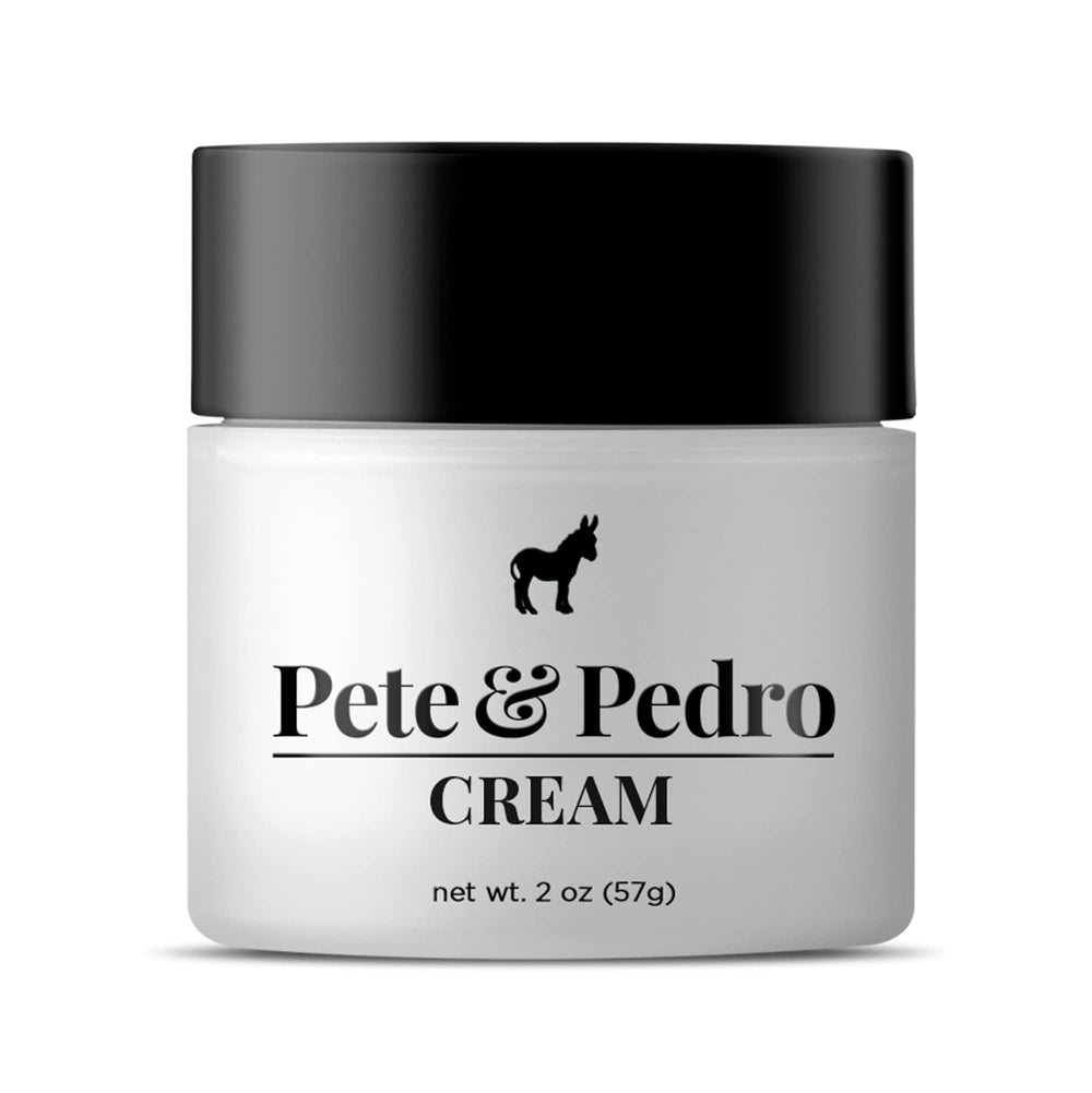 Pete y Pedro crema peinado textura ligera en envase con acabado mate para cabello masculino