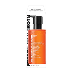 Peter Thomas Roth cleansing gel foam creates a luxurious lather for makeup removal