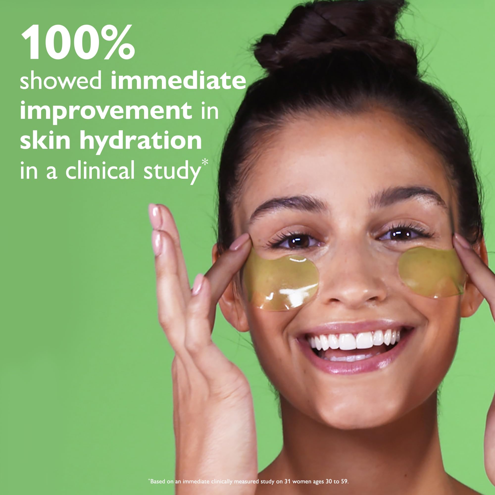 Peter Thomas Roth cucumber detox patches under eyes during night routine for bright look