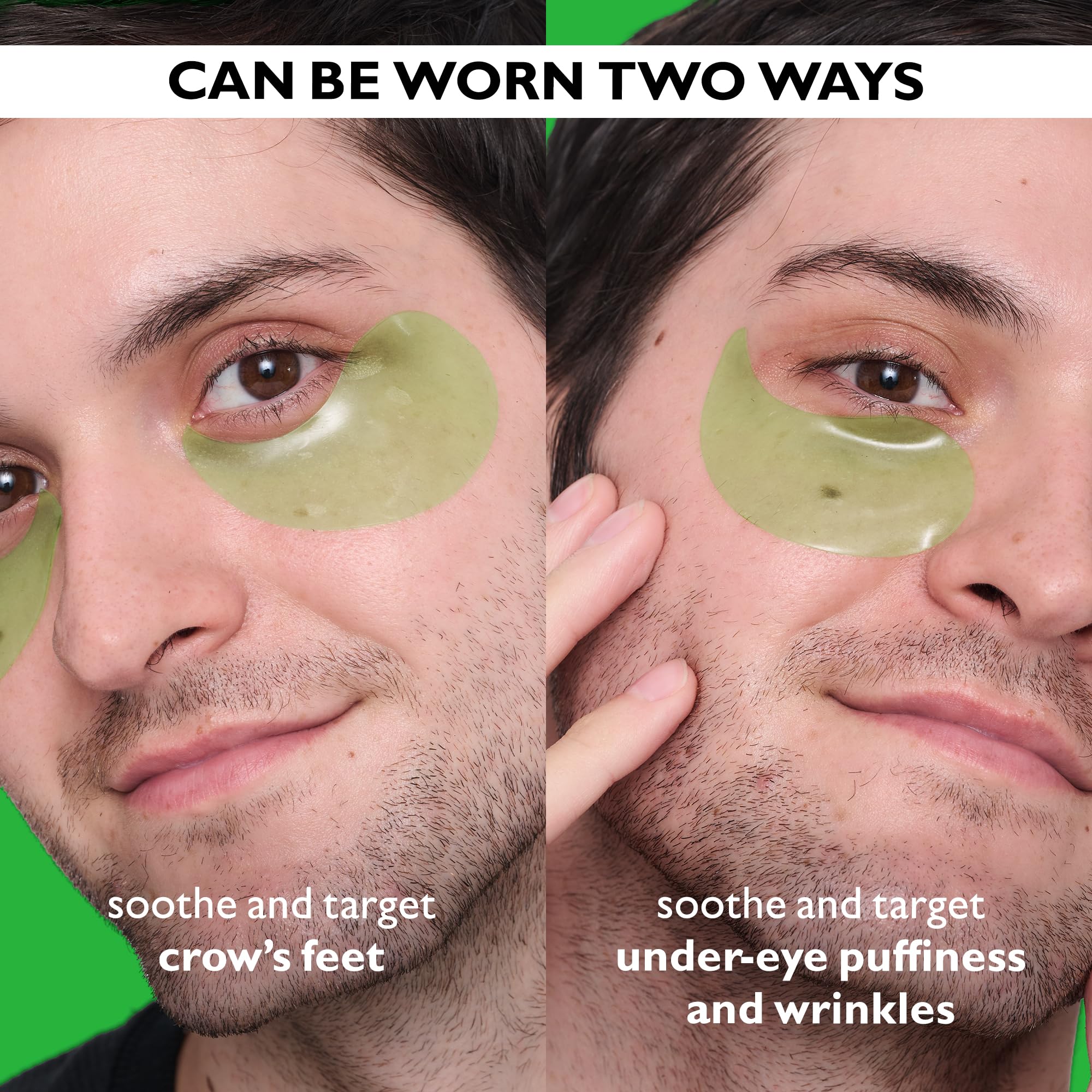 Gel texture of Peter Thomas Roth cucumber detox eye patches for cooling feel