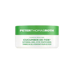 Peter Thomas Roth Cucumber De-Tox patches pack-shot showing full product for refreshed under-eyes