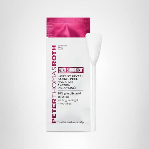Peter Thomas Roth Even Smoother application swab in action shows precise targeting.