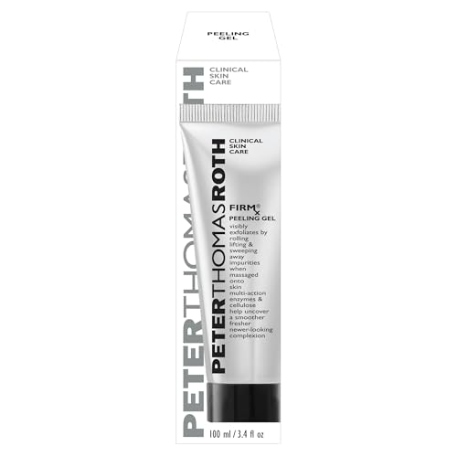 Texture swatch of Peter Thomas Roth FIRMx Peeling Gel for smooth skin feel.