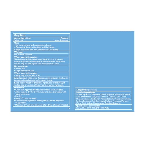 Peter Thomas Roth Goodbye Acne mask applying on face targets blemishes with a soothing feel