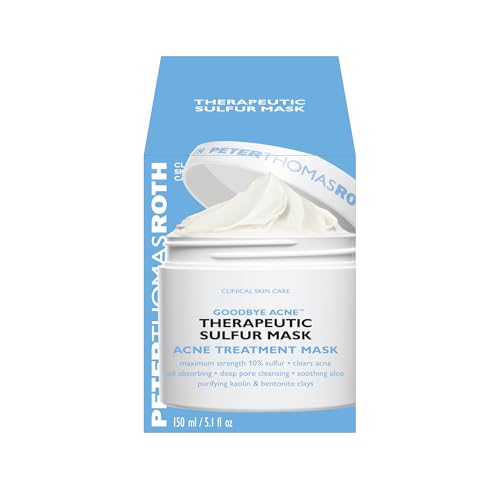 Peter Thomas Roth Goodbye Acne mask clay texture emphasizes oil absorption and pore refinement