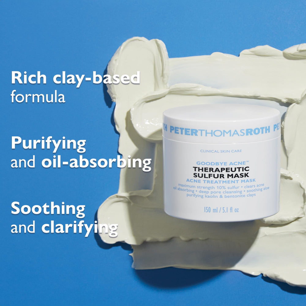 Peter Thomas Roth Goodbye Acne mask pores look clearer after use