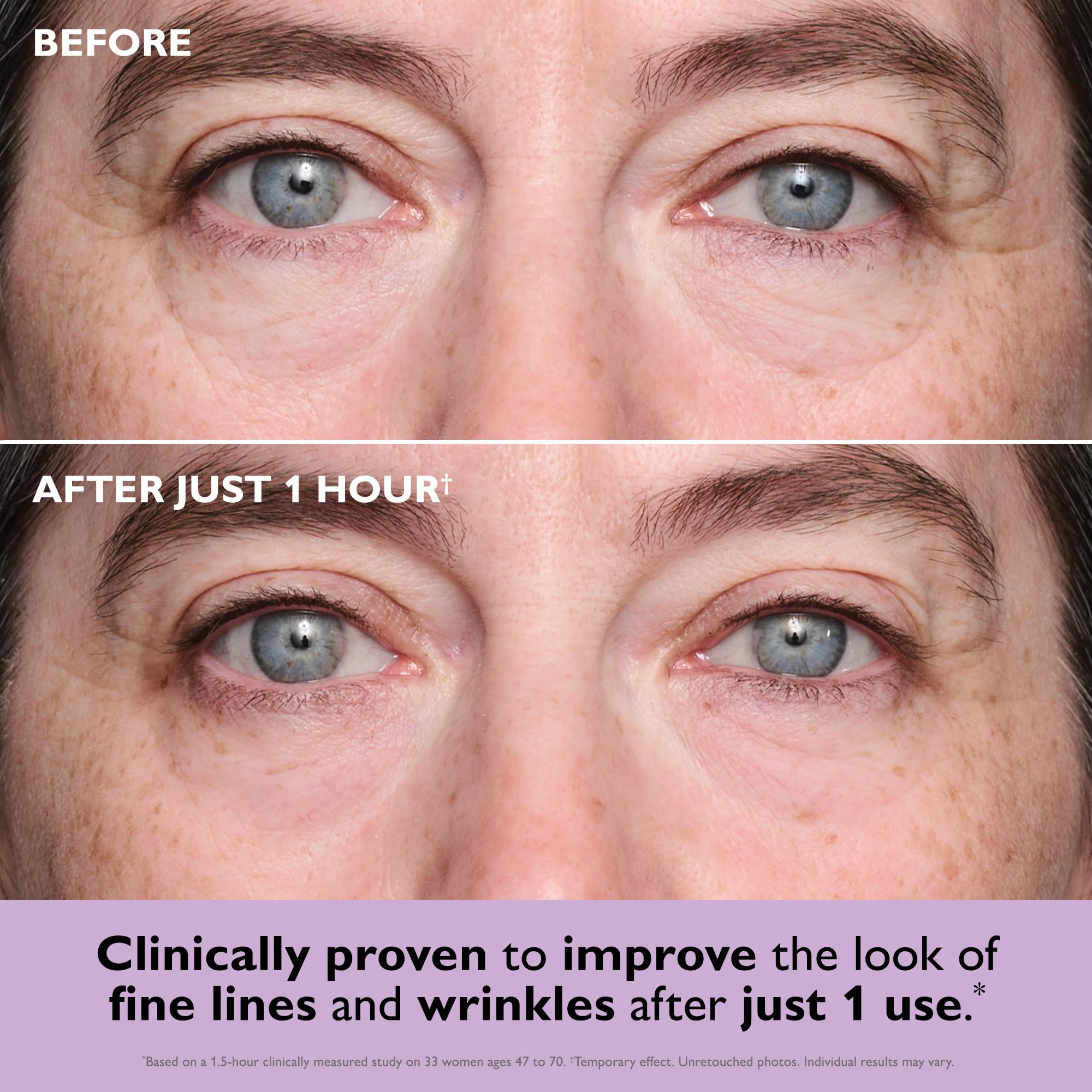 Peter Thomas Roth hyaluronic-acid eye patch providing under-eye hydration.
