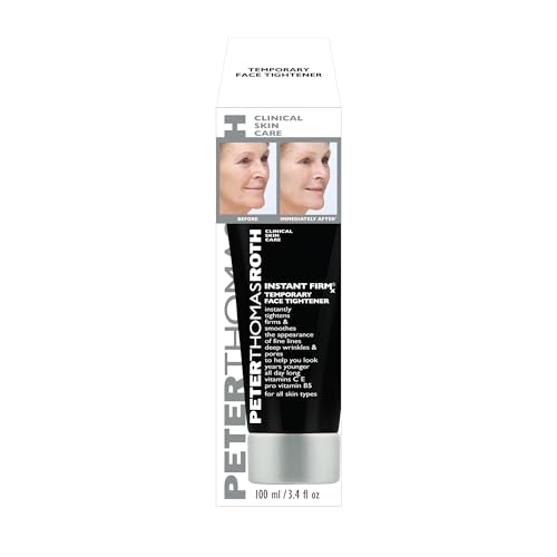 Peter Thomas Roth Instant FirmX Tightener forehead-lines close-up shows immediate tightening