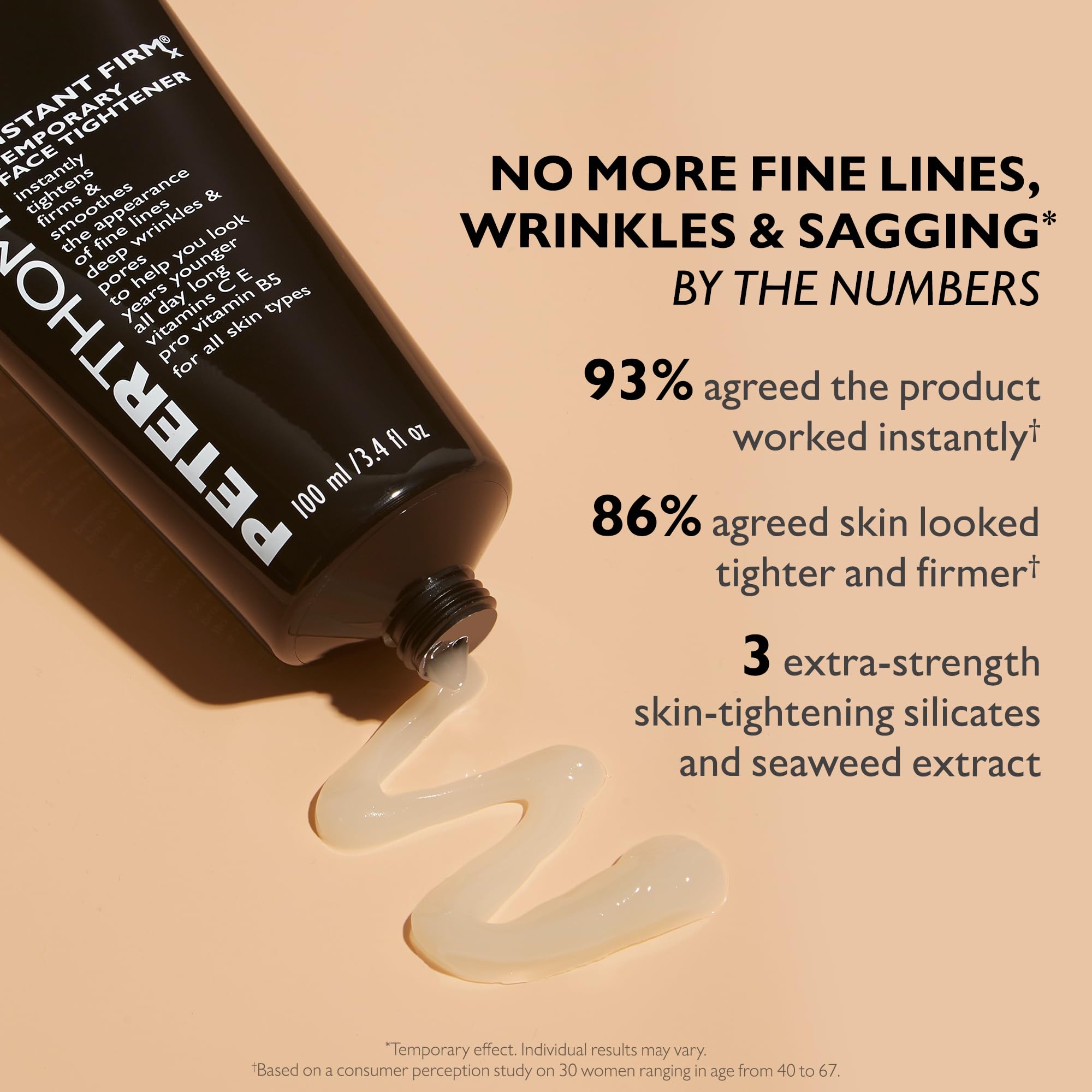 Peter Thomas Roth Instant FirmX Tightener under-eye area shows smoother texture potential