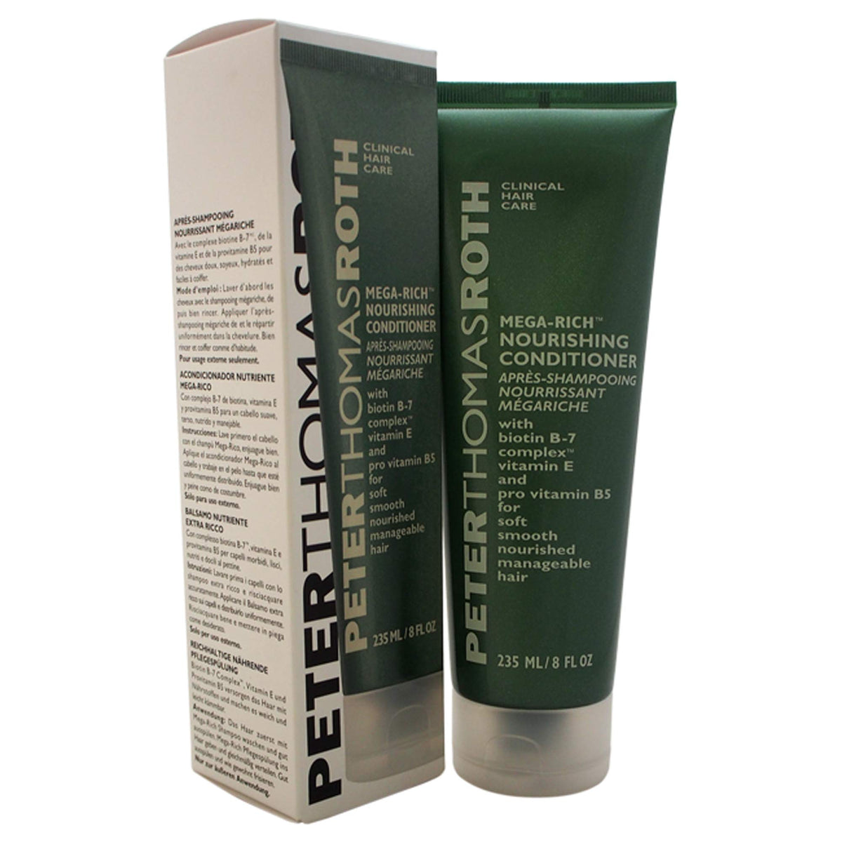 Peter Thomas Roth Mega-Nutritivo Condicionador, botella: nutre y suaviza el cabello.