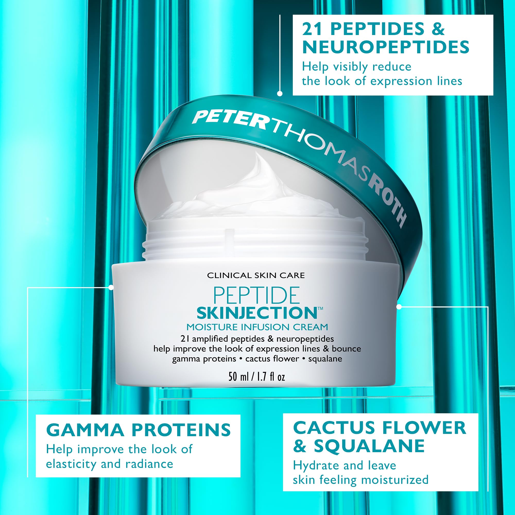 Peter Thomas Roth Peptide Skinjection cactus flower hydrates for comfort