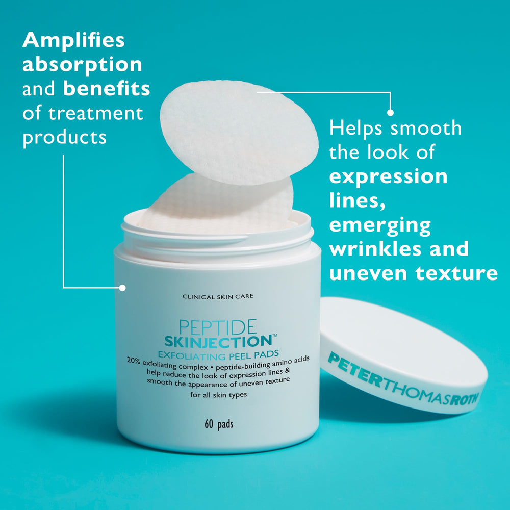 Fragrance-free, alcohol-free packaging from Peter Thomas Roth suitable for all skin types.