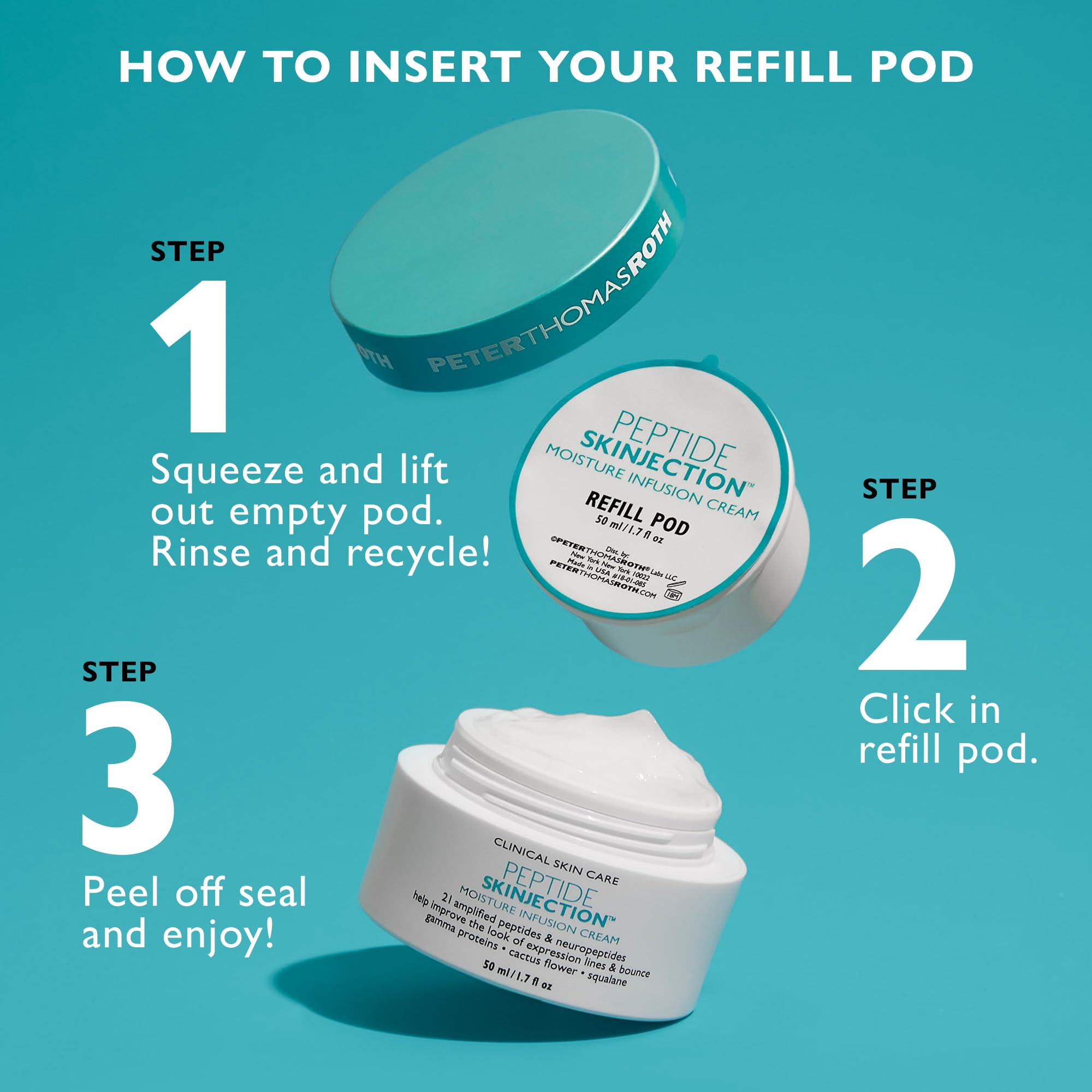 Peter Thomas Roth Peptide Skinjection hyaluronic acid hydrates for dewy skin