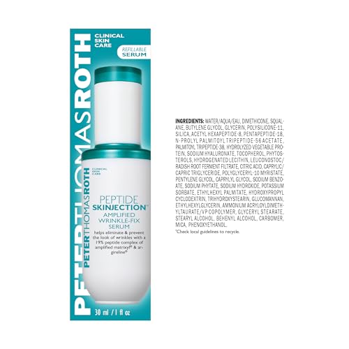 Peter Thomas Roth Peptide Skinjection pump-dispense demonstrates easy daily application