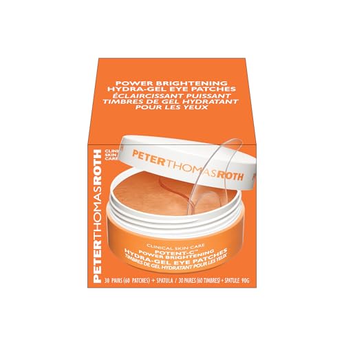 Peter Thomas Roth patches close-up showing gel texture and brightening potential.