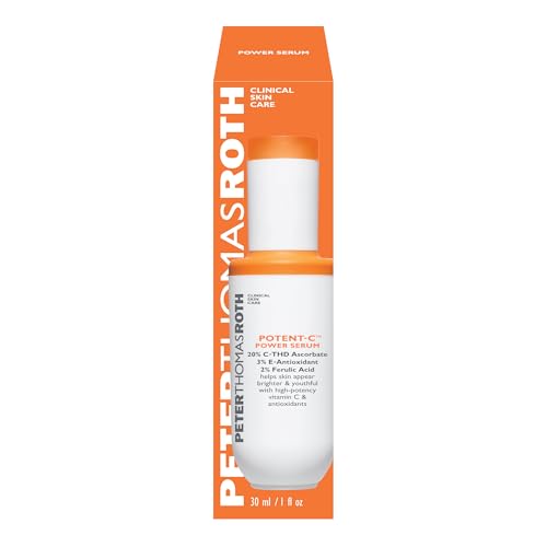 Peter Thomas Roth Potent-C Power Serum cap closeup highlights fragrance-free packaging.