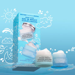 Rutina día y noche Peter Thomas Roth Water Drench, hidratación continua para la piel.