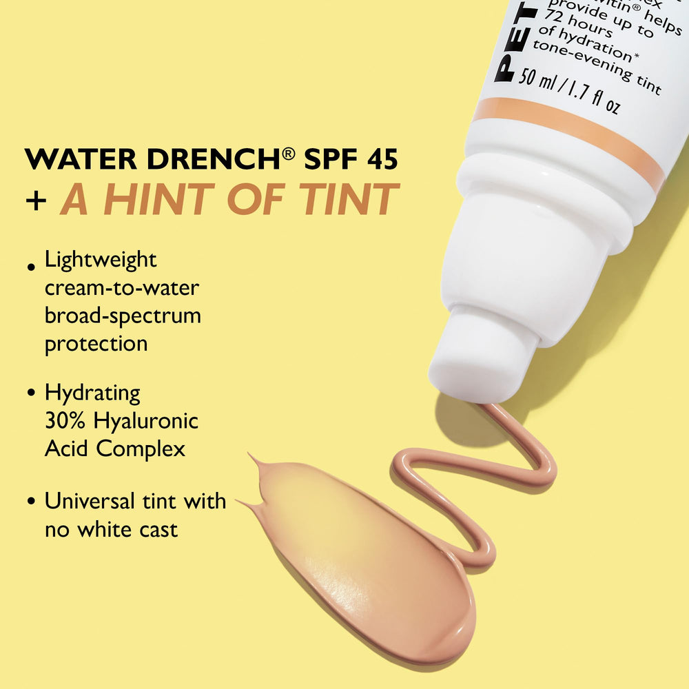 Water Drench bottle highlights ceramides and ProHyal+ ingredients