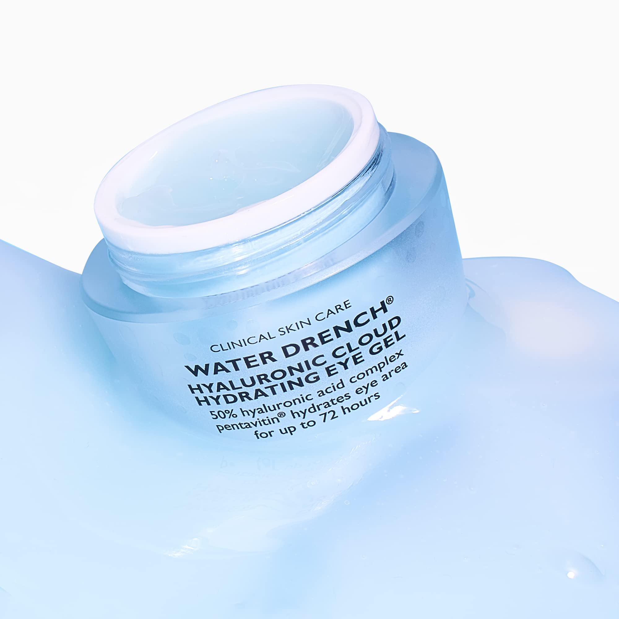 Peter Thomas Roth Water Drench Eye Gel hydrates with a hyaluronic acid complex for lasting moisture.