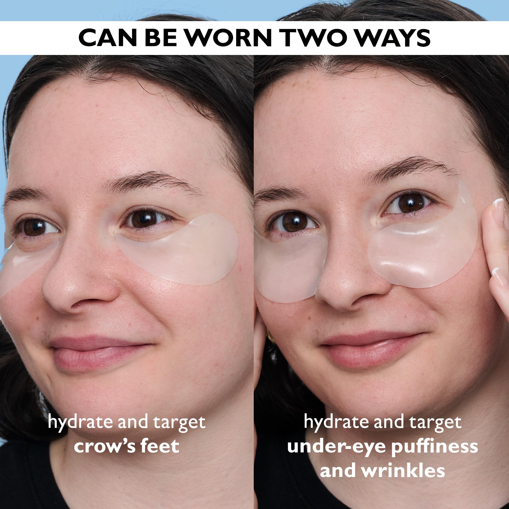 Packaging of Peter Thomas Roth Water Drench eye patches highlighting the soothing gel surface.