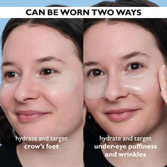 Packaging of Peter Thomas Roth Water Drench eye patches highlighting the soothing gel surface.