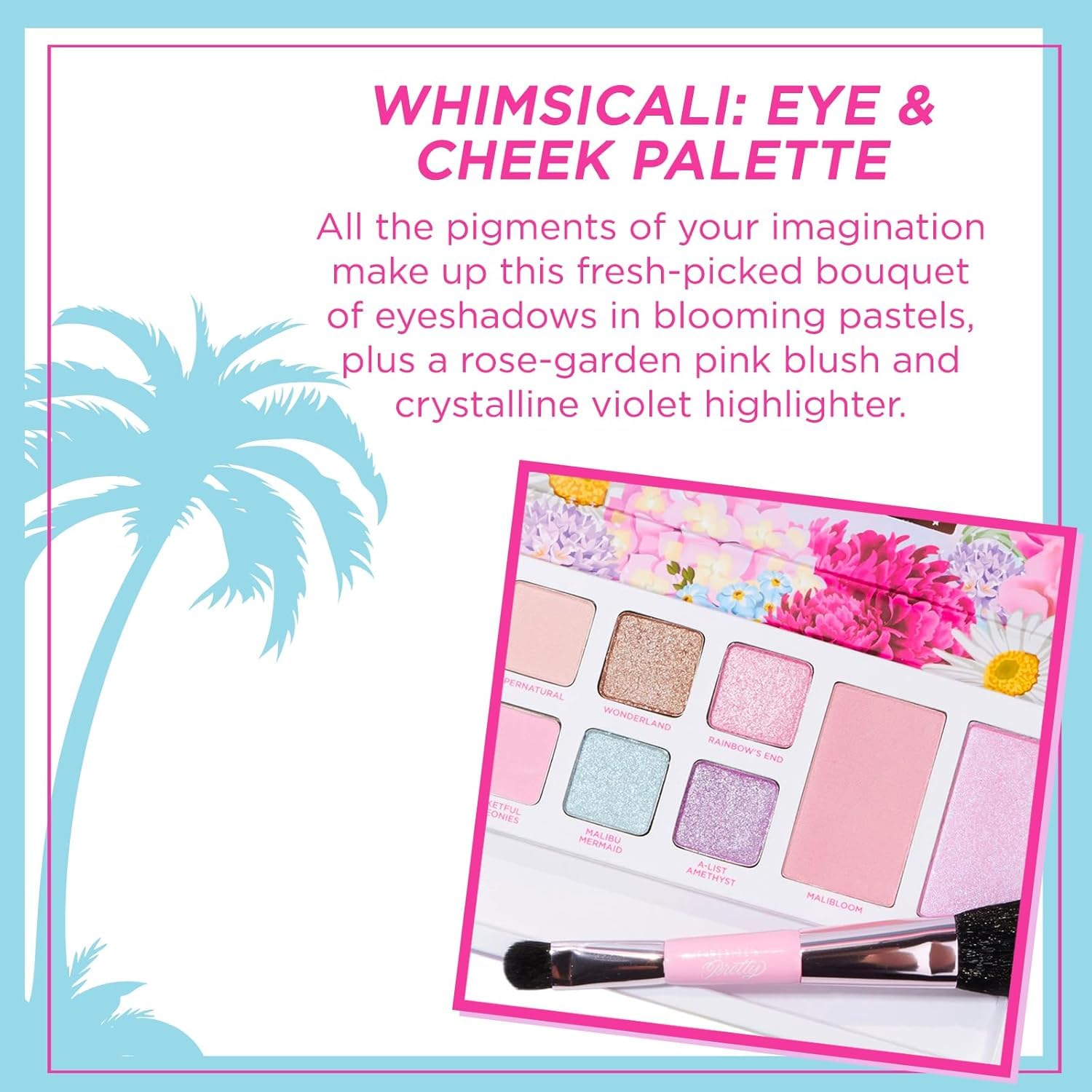 Petite 'N Pretty WhimsiCali rosy blush applied for a natural glow