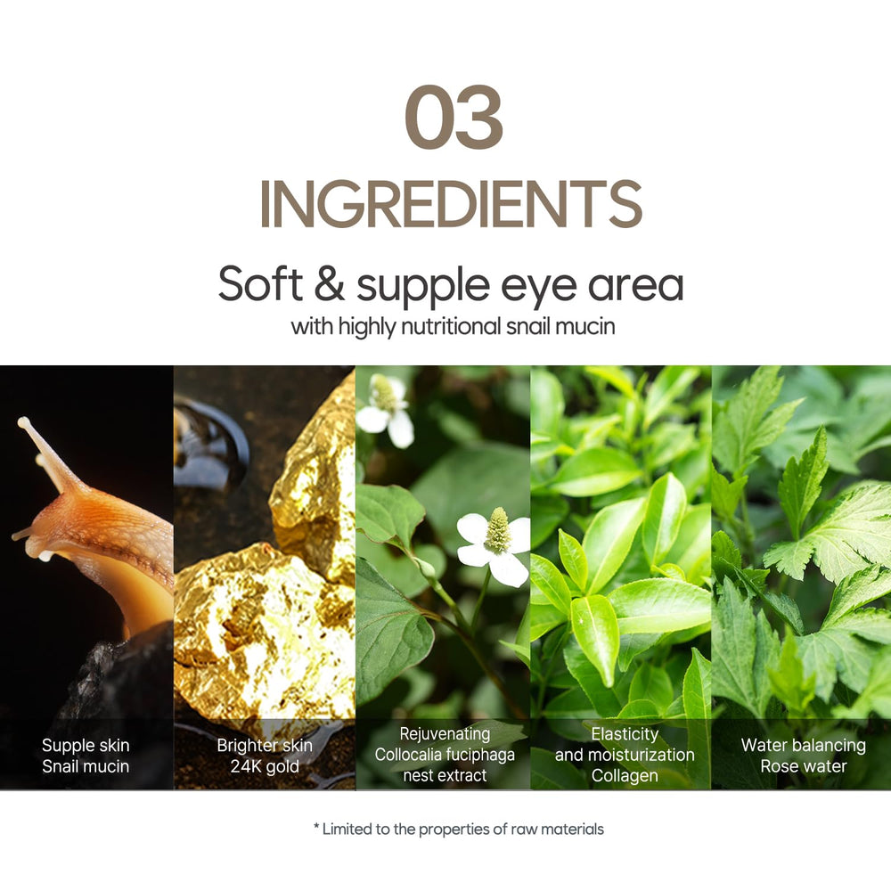 Petitfee efecto firmeza gracias a ingredientes nutritivos para la piel ocular.