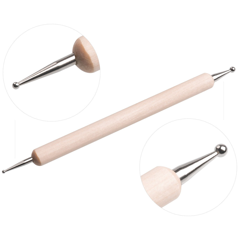 Petutu acrylic color handles provide a comfortable grip during nail art sessions.