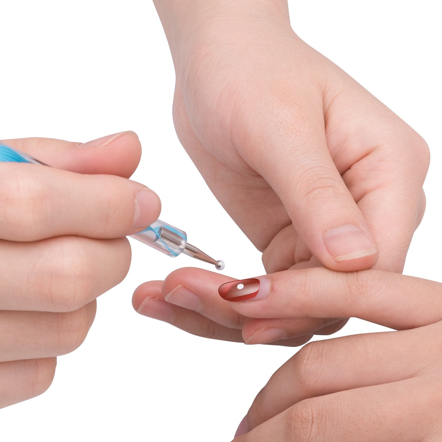 Petutu set includes 10 diameters for small to medium dot patterns.