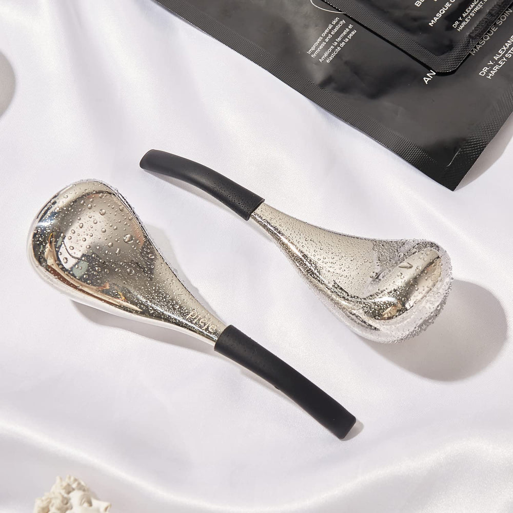 Pfefe Face massage cooling globes deliver a spa-like home treatment experience.