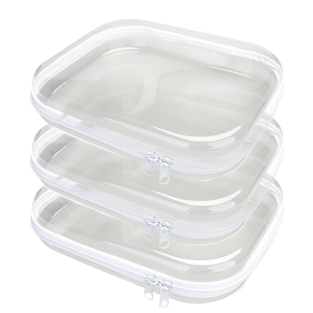 PGAXM clear hard case large travel size for organized packing