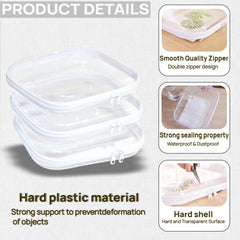 PGAXM clear hard case small size ideal diaper bag or toy storage