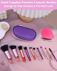 PGRODE foundation brush close-up shows dense, soft bristles for smooth application