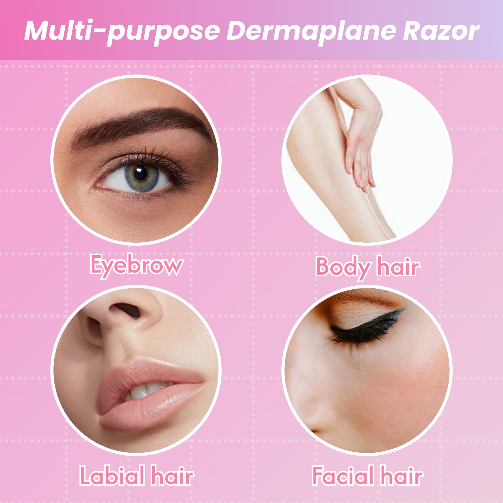 Phafaloop multi-purpose tool for face, brows, and gentle exfoliation.