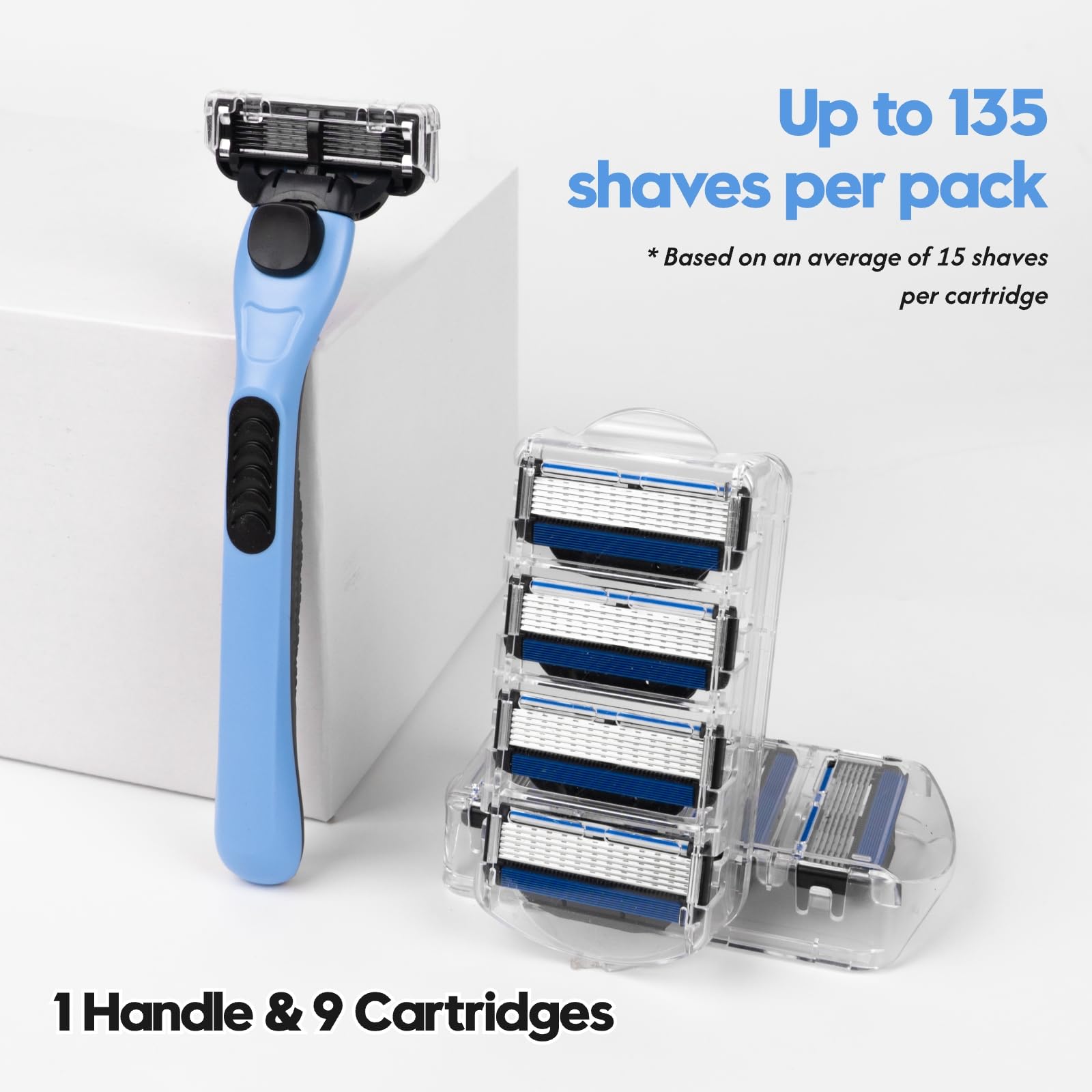 Phafaloop razor cartridge collection designed for regular use.