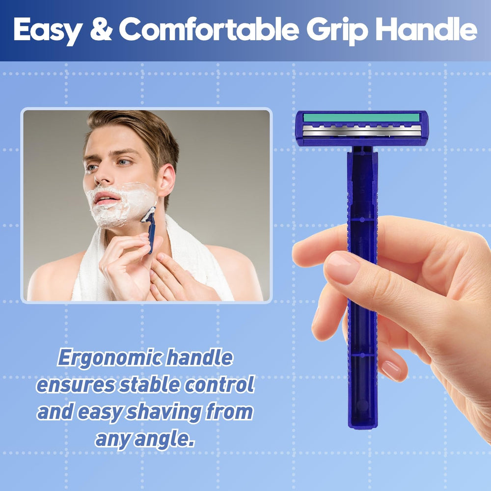 Phafaloop twin blade dorm-room supplies ideal for student housing and communal bathrooms.