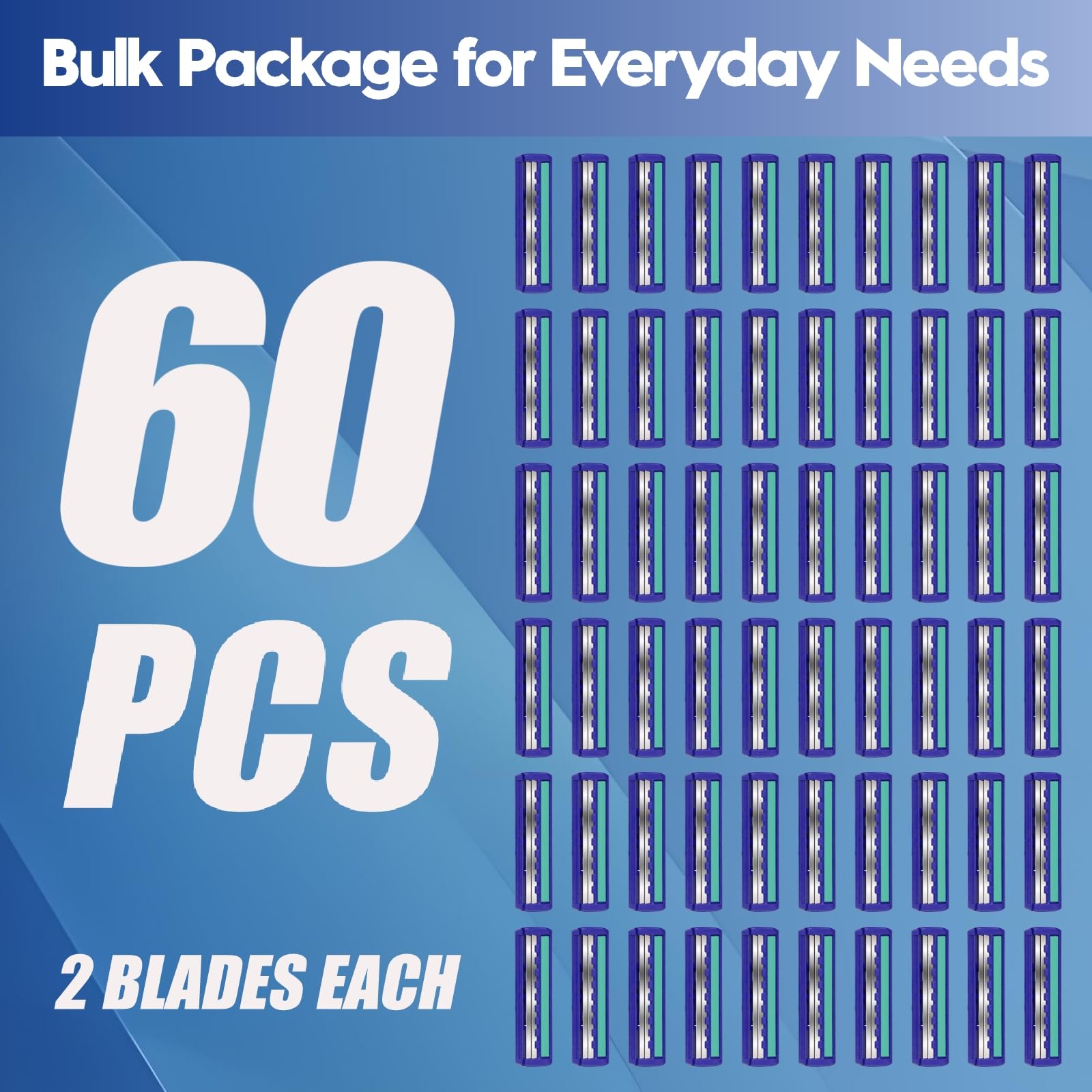 Phafaloop twin blade safety cap keeps blades clean and hygienic between uses.