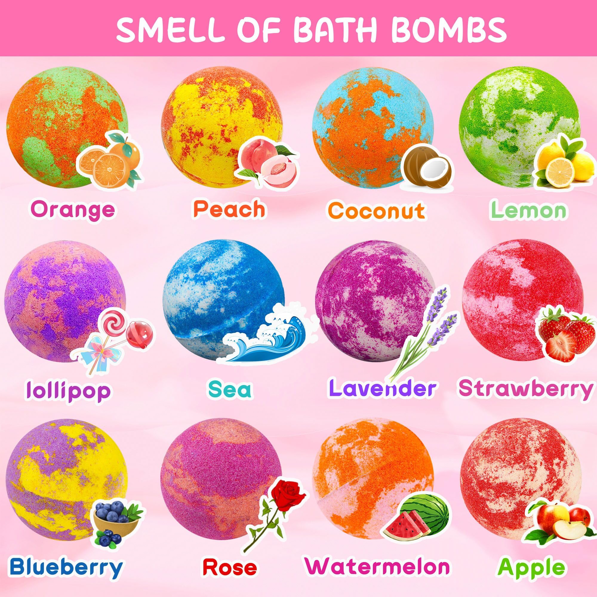 Bomba de baño unicornio Phaorui con aroma lavanda para relajación