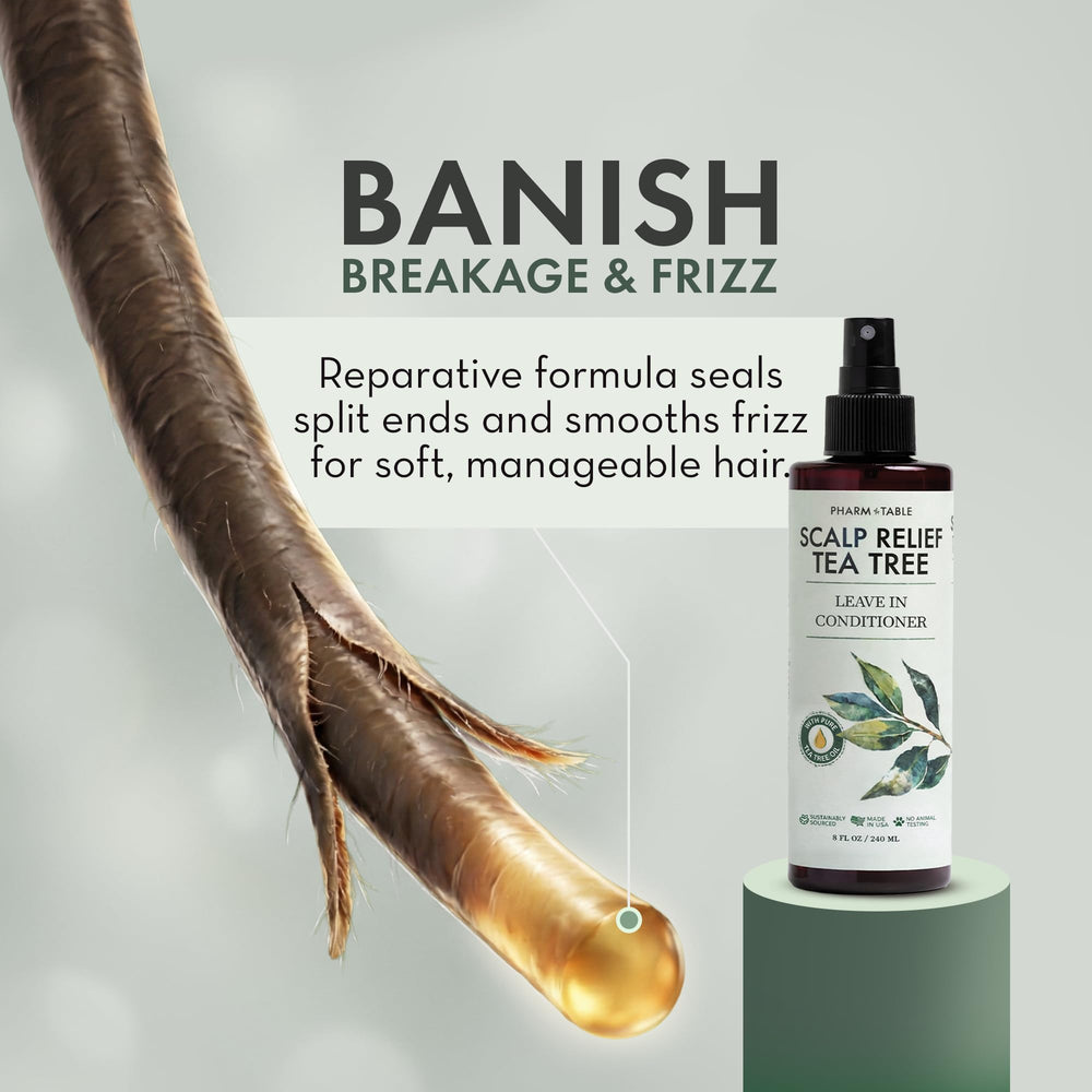 PHARM TO TABLE Textura ligera y no grasa al tacto del cabello