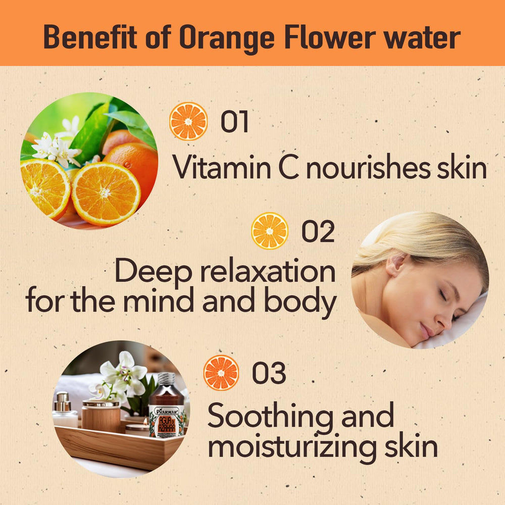 Pharmark Agua de Azahar, rocío corporal ligero para revitalizar la piel.