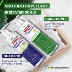PHARMBANNER argan oil conditioner bottle delivering hydration and shine